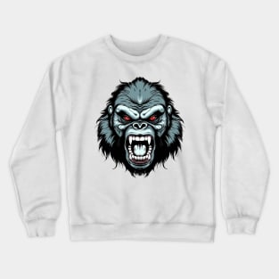 Angry gorilla Crewneck Sweatshirt